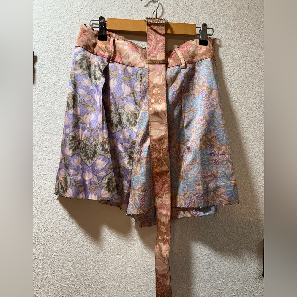 Zimmermann Pastel Floral Mini Short